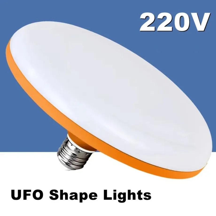 E27 LED , 220V UFO ,  , 12W, 15W, 40W, 50W, 60W, Bombillas ,  